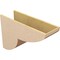 Ekena Millwork 11"W x 33"D x 22"H Classic Crestline Rough Cedar Woodgrain TimberThane Corbel, Primed Tan CORUR11X33X22CRERCPR - alternate 5